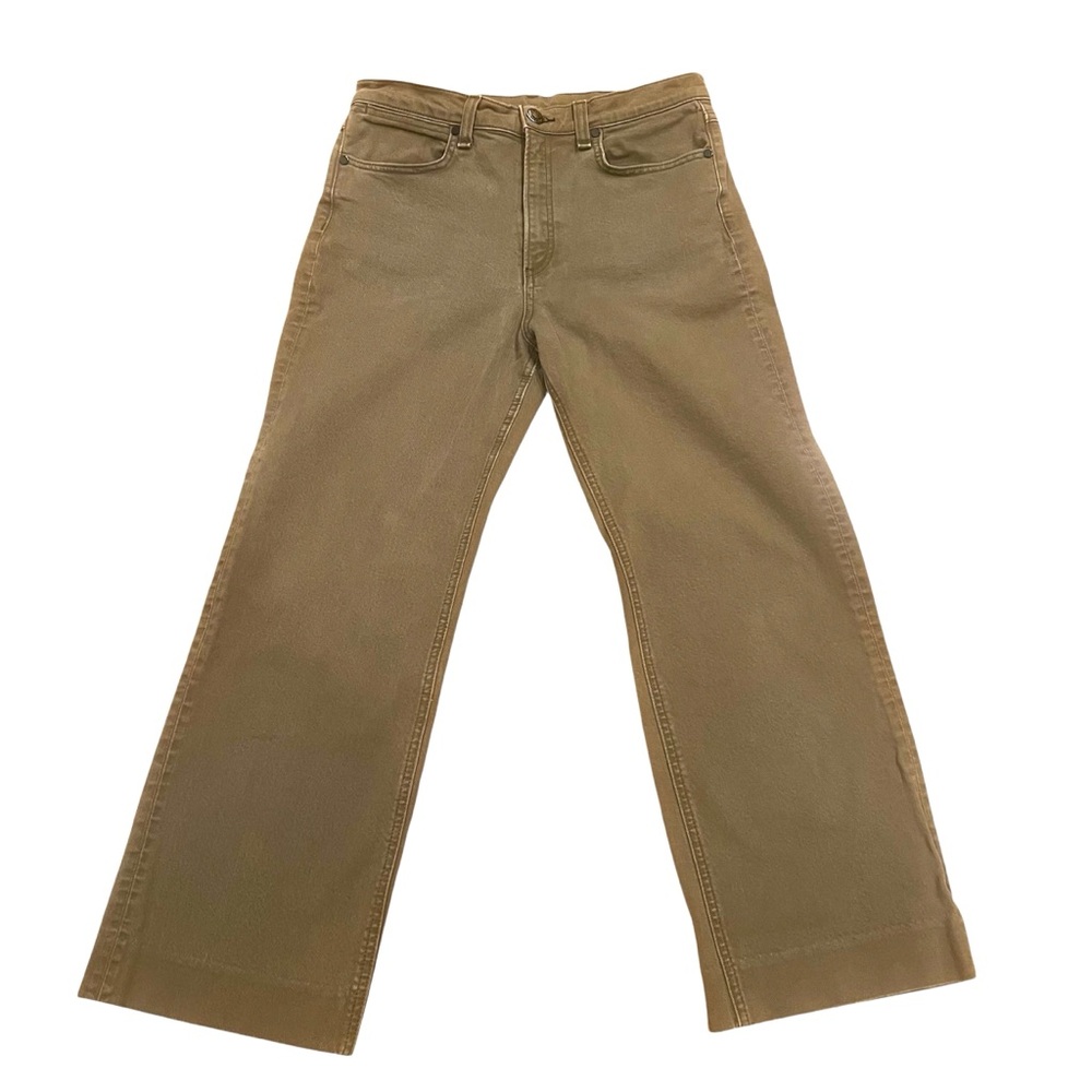 rag & bone Army Green High-Rise Straight Pants Size 27